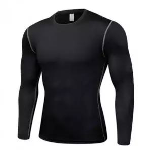 남성 운동용 긴팔 라운드넥 기능성 이너웨어 트레이닝 티셔츠