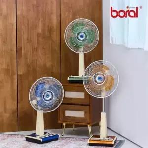 보랄 프리미엄 레트로 14형 스탠드 선풍기(기계식) BDC-N80RT