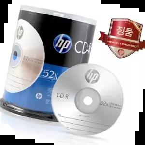 CD-R HP 통(1개입) 52X 100P벌크 700MB 80min