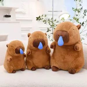 [콩심팥심]귀여운 콧물 소 22cm 대형 봉제인형 카피바라