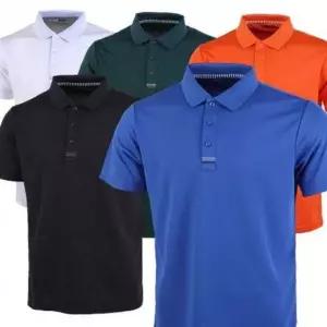 쿨론 소재 데일리 작업복 카라티 멀티연사 기능성 셔츠