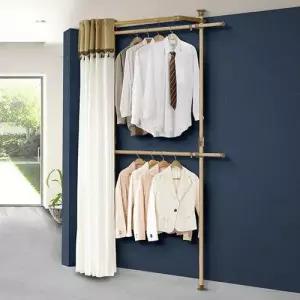 커튼행거 3004호 수납 옷걸이행거 시스템 옷행거 고정 W014026