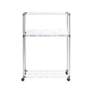 화이트 스윙 분리수거함 3P 2단 가정용 재활용 분리 W4B50FB