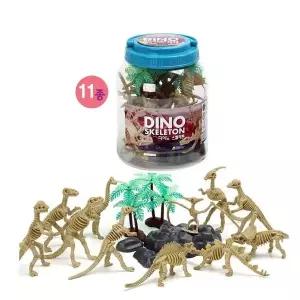 공룡피규어 11종 다이노스켈레톤 뼈모양 학습 장난감 (WCEBF51)