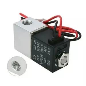 DC12V 솔레노이드 밸브 G1/8 DN4 8.5mm NC 1.2MPa (WA0A35E)