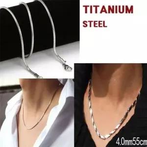 티타늄스틸 패션목걸이 W822763