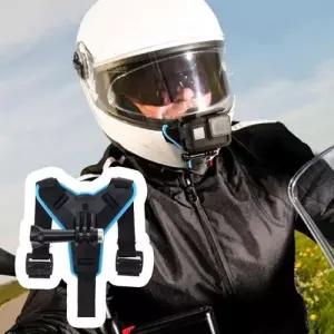 모터사이클 헬멧 턱 마운트 고프로 오즈모 SJ4000 액션캠 호환 W4BCB12