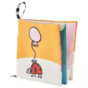 [이케아] GRONFINK 그뢴핑크 플레이북 14x14cm/장난감책/놀이책/촉감놀이/유아장난감