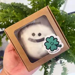 찹쌀떡~ 스마일 키링 인형 손난로 [모찌 곡물 현미 휴대용 난로 귀여운 찜질 가방 백
