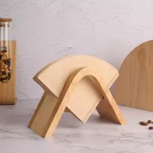 우드 원목 커피 필터 홀더 케이스 거치대 [핸드드립 종이 여과지 보관 드립백 보관함