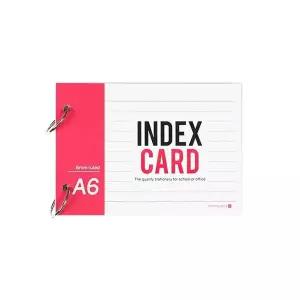 수첩 정리 정보카드 메모 A6 모닝글로리 단어