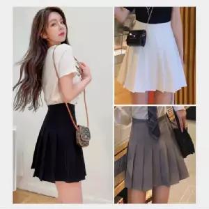 미니스커트 속바지 달린 주름 테니스 골프 치마 4색