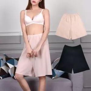 (린다)무지 인견 2컬러 와이드 5부 속바지