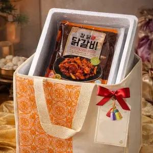 [신세계라이브쇼핑]참닭 춘천닭갈비700g3팩 선물세트총2.1kg