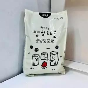 [콩심팥심]숯토피아 챠콜숯 2kg 캠핑 차콜 숯토피아 숯 백탄 참