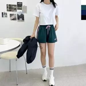 ACC SS1011W 여자 3부 트레이닝 반바지 투라인 숏팬츠