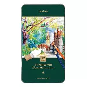 [아트박스]/오피스큐 문화 지워지는 색연필 12색