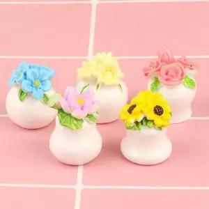 [콩심팥심]조화 꽃 세트 꾸미기 미니 미니어처 납골당 화분 납골당장식