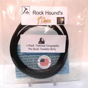 내셔널 지오그래픽 프로 록 텀블러용 교체 구동 벨트 - 3팩 (B1000-337)