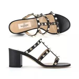 [발렌티노 VALENTINO] 5W2S0C47 VOD 0NO 여성 슬리퍼