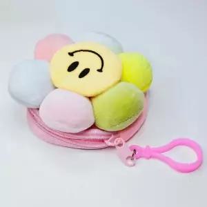 카드 가방 지갑 미니 꽃 키홀더 동전 장식 스마일