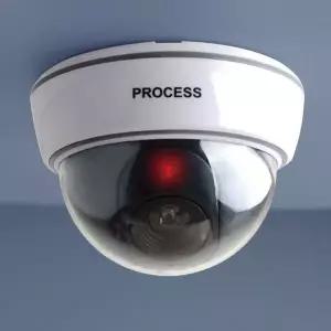 [콩심팥심]방범용 돔형 건전지형 가짜CCTV 점멸LED 모형CCTV cctv카메라 감시