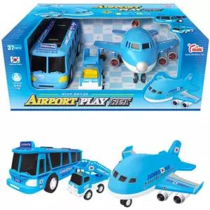 유아 비행기 공항버스 탑승차 공항놀이 세트 장난감 선물용 아동완구 남자아이