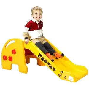 아기 실내 2단 높이조절 낮은 유아 기린 미끄럼틀 키즈카페 장난감 아동 아이