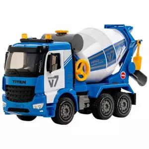 유아 대형 레미콘 믹서트럭 중장비 조작 자동차 장난감 공사장차 아동 건설차량