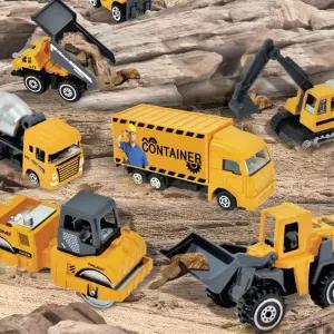 유아 철제 중장비 미니카 7종 세트 조작 자동차 장난감 아동 키즈 어린이완구