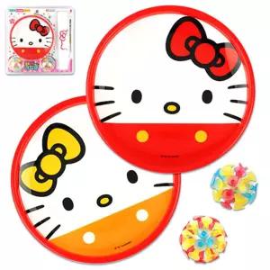 유아 헬로키티 흡착식 LED 캐치볼 공던지기 장난감 야외놀이 어린이집 레저 키즈