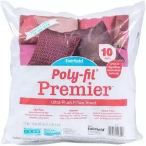 페어필드 폴리필 프리미어 장식용 여행용 베개 및 홈 데코용 울트라 플러시 삽입 10인치 x