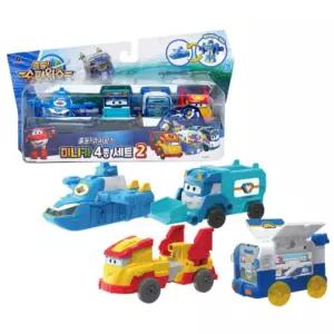 유아 슈퍼윙스 미니 월드로봇 불도저 트럭 버스 장난감 키즈 남자아이 아동 완구