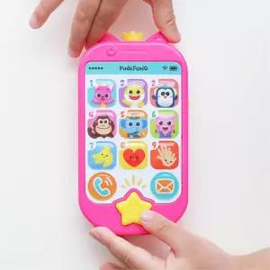 유아 동요 숫자 멜로디 핑크퐁 핑크 핸드폰 장난감 선물용 아기 키즈 아이 완구