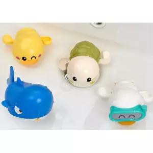 유아 헤엄치는 상어 거북이 오리 세트 목욕놀이 장난감 완구 유치원 어린이 키즈