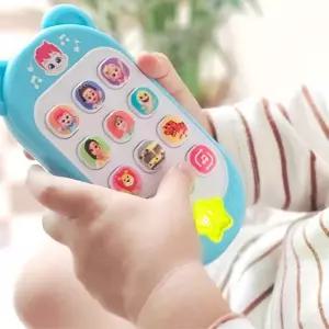 유아 베베핀 한글 영어 노래 버튼 아기 핸드폰 장난감 선물용 스마트폰 아이 아동