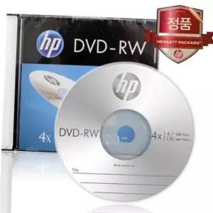 CD HP DVD-RW 개별포장 박스(200개입) 4X 4.7GB 120min