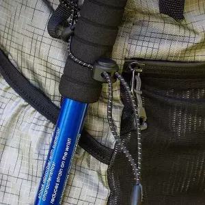 [콩심팥심]1봉지 등산 홀더 버클 2개 고정 배낭 스틱