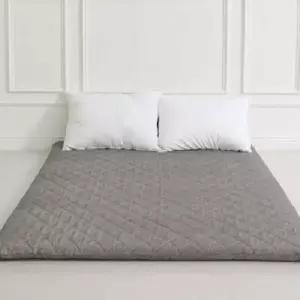 접이식 퀸 J리빙 그레이 민무늬 3단매트리스