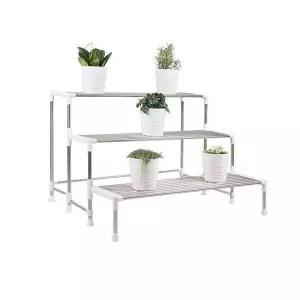 [콩심팥심]식물선반 화분진열대 화분정리대 3단 계단식 화분선반