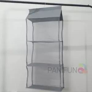 가방 수납 정리대 그레이 접이식 수납함 보관함 책가방 정리함