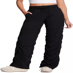 요기페이스 여성용 쁘띠/일반/키 큰 댄스 스튜디오 안감 바지 가벼운 주름 없는 여행용 하이킹