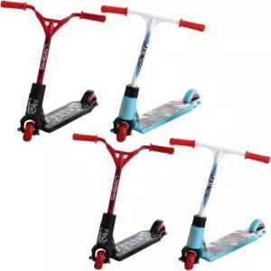 4Pcs 핑거 스쿠터 미니 이륜 장난감 보드 액세서리 파티용 작은 트릭 트레이닝 생일 선물 매직 키트 및