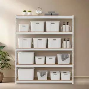 /비더블유아이 스피드랙 간편조립 수납선반 1500x400x1800 5단