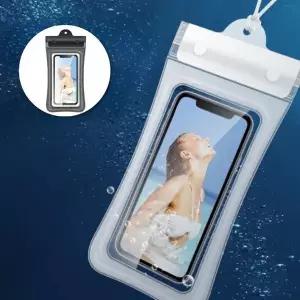 휴대폰 스마트폰 방수팩 투명 물놀이 해변 터치방수팩 (WFJUXWE)