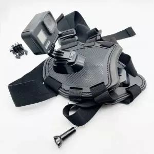 강아지용 카메라 스트랩 하네스 여행용 고정대 반려동물여행
