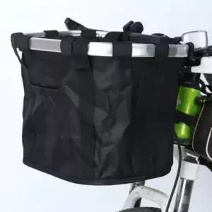 자전거 바구니 핸들바 수납 설치 접이식 대용량 방수 (WFK28A7)