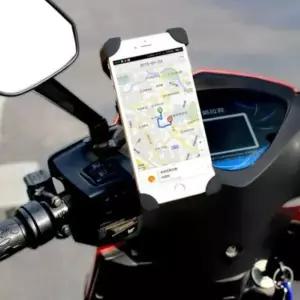 오토바이 거치대 핸드폰 네비 배달 스쿠터 회전 (WFJX7H9)