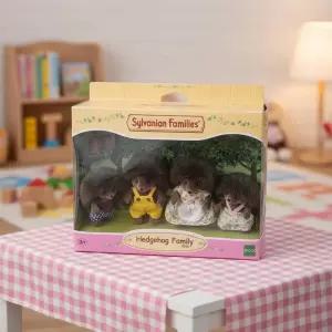 실바니안 패밀리 고슴도치 가족 동물 인형 미니어처 피규어 소꿉놀이 캐릭터 장난감 세트