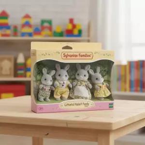 실바니안 패밀리 솜토끼 가족 동물 피규어 미니어쳐 세트 장난감 인형놀이 인형 토끼 캐릭터